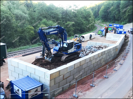 Mit Betonblocksteinen bauen Sie Lagerstätten schnell und kostengünstig