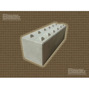 BBloxx-Betonblock: 18.6.6. || Beton-Legostein, Stapelblock