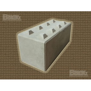 BBloxx-Betonblock: 16.8.8. || Beton-Legostein, Stapelblock